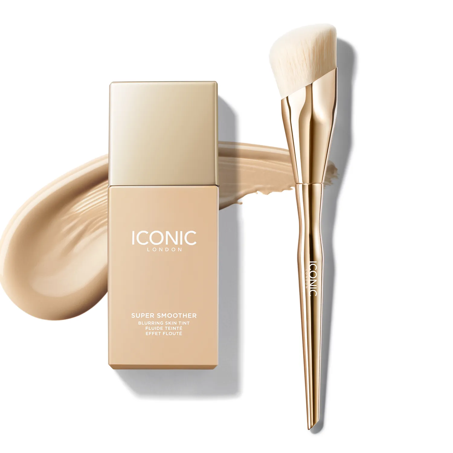 Iconic London Complexion Perfection Duo tinta viso + pennello leggera