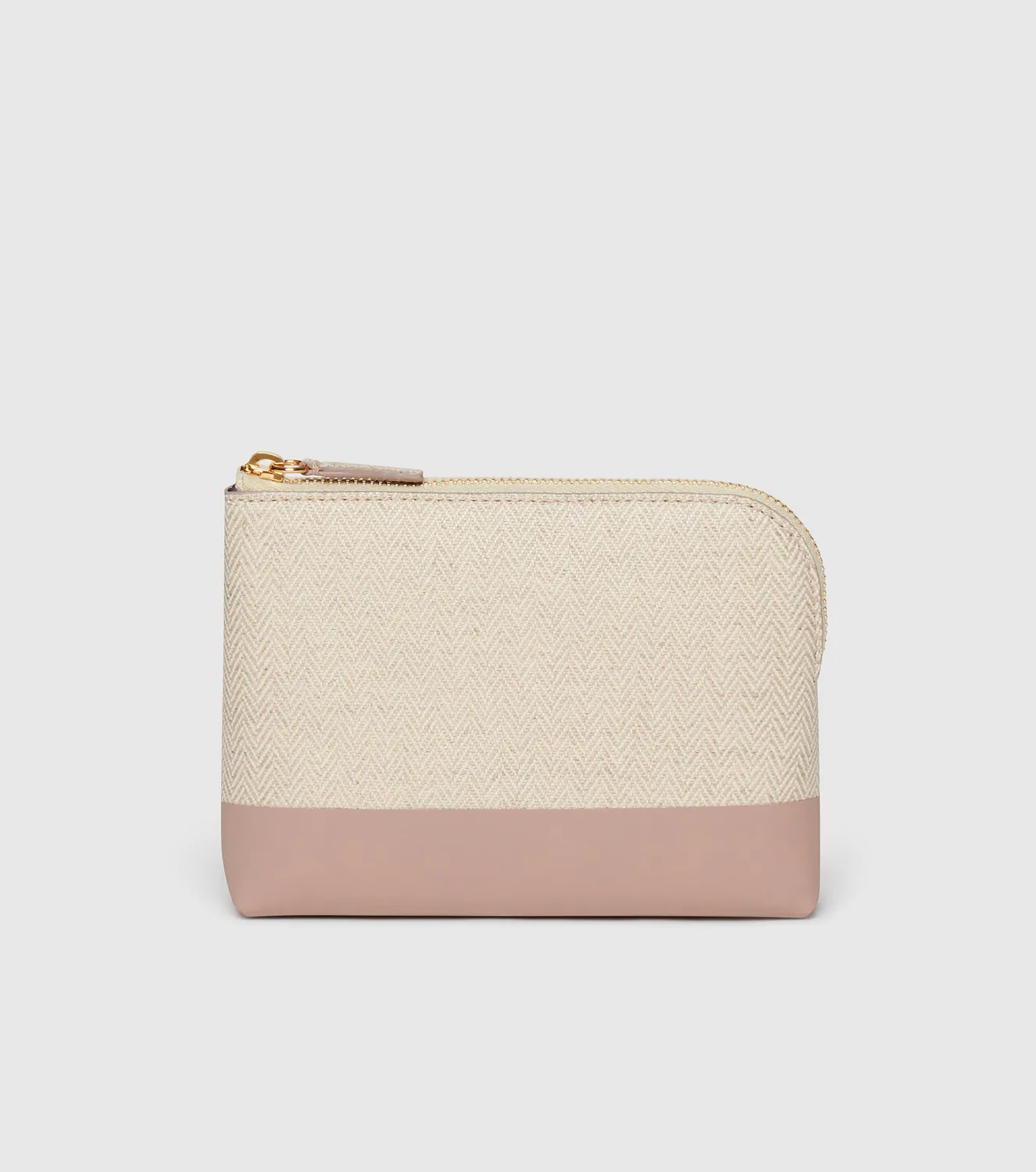 Westman Atelier Makeup Pouch Pochette Herringbone Mauve