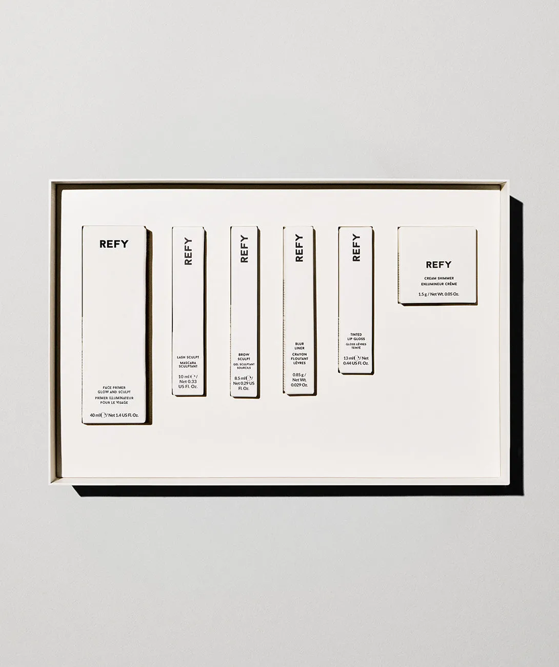 Refy Shimmer Sculpt Full Collection set viso