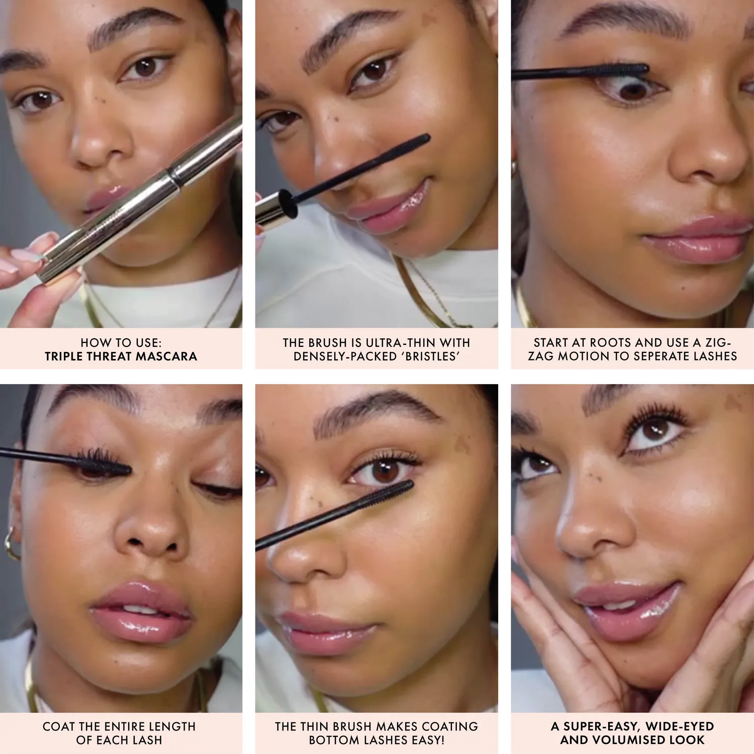 Iconic London Triple Threat mascara nero volume extra