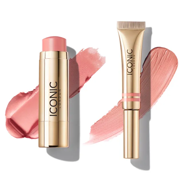 Iconic London Pretty Girl Glam Duo blush + rossetto