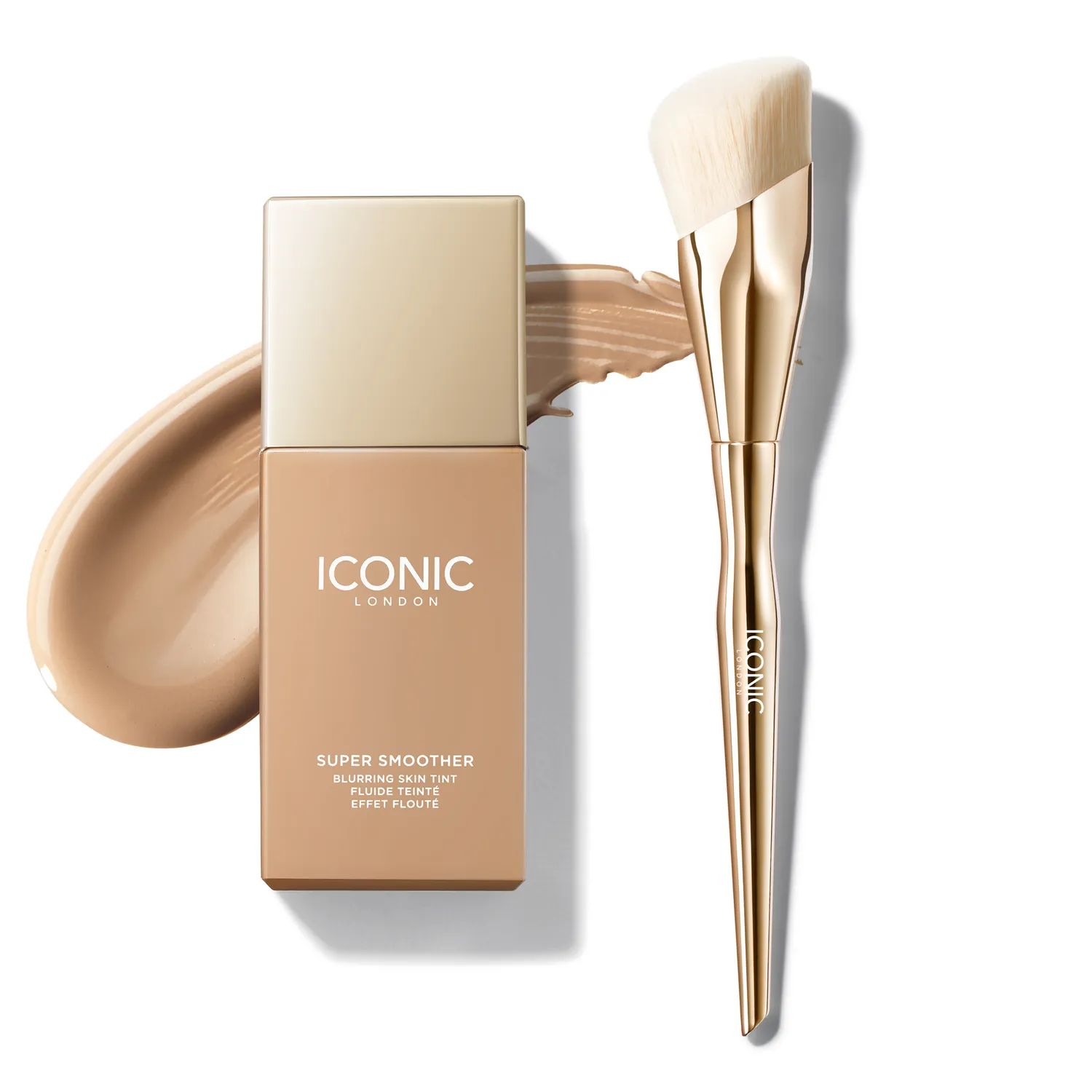 Iconic London Complexion Perfection Duo tinta viso + pennello leggera