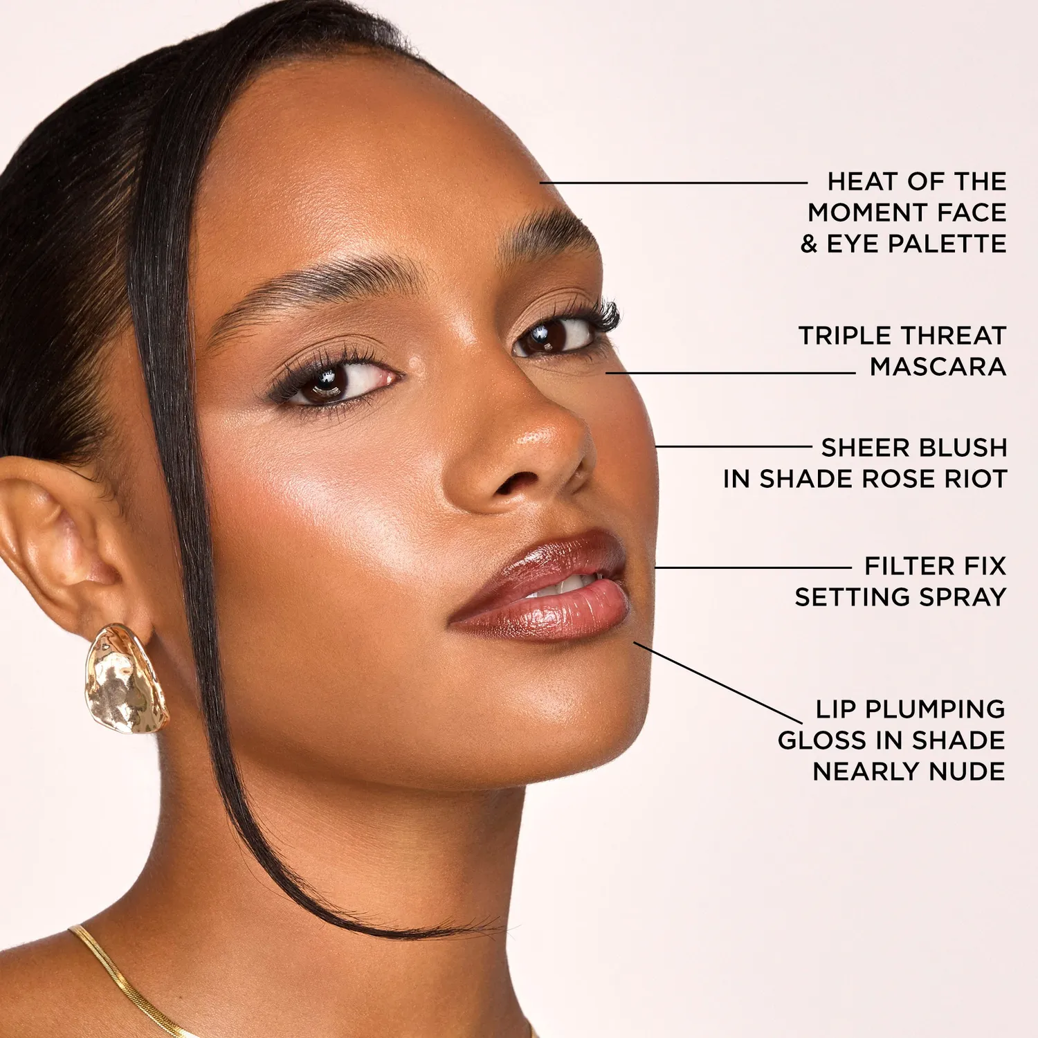 Iconic London Nude & Natural Collection set trucco 5 pezzi naturale