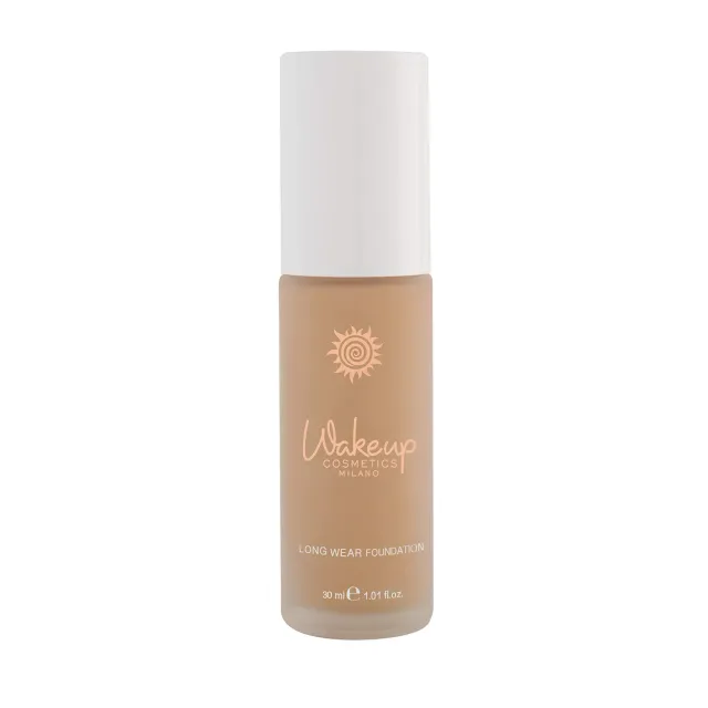 Wakeup Cosmetics Longwear Fondotinta Fluido NC45 Caramel