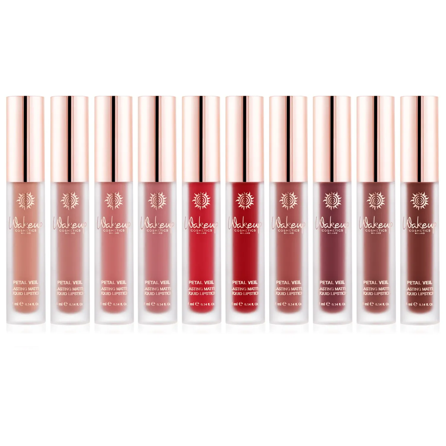 Wakeup Cosmetics Petal Veil 02 Blushing Rose rossetto liquido matte