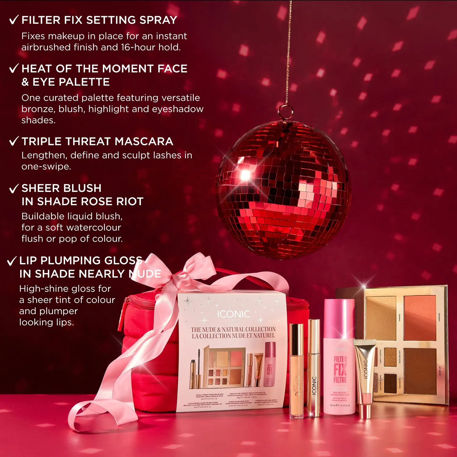 Iconic London Nude & Natural Collection set trucco 5 pezzi naturale