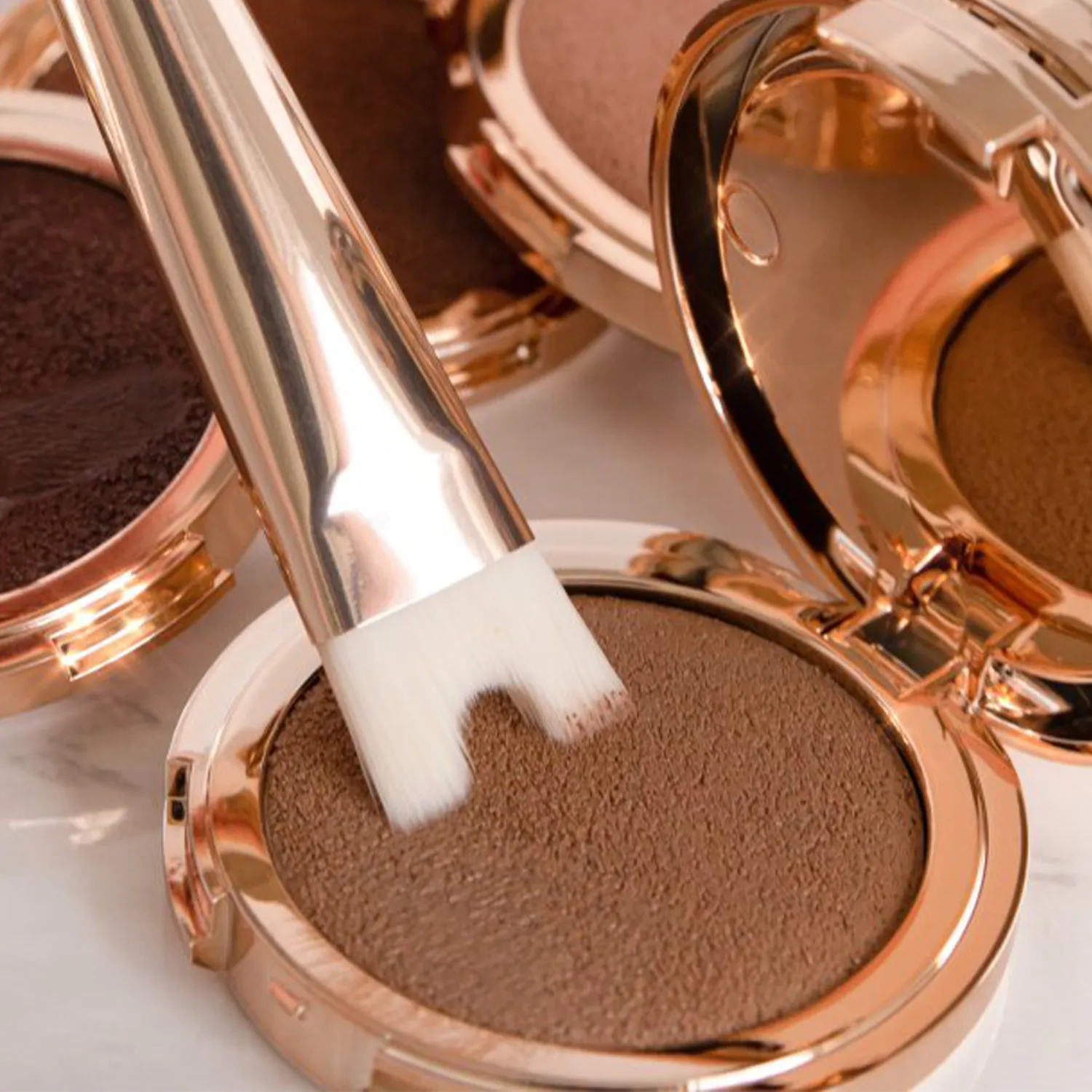Iconic London Precision Duo Pennello contouring doppio