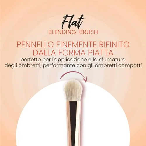 Wakeup Cosmetics #107 Pennello Ombretto Piatto Compatti