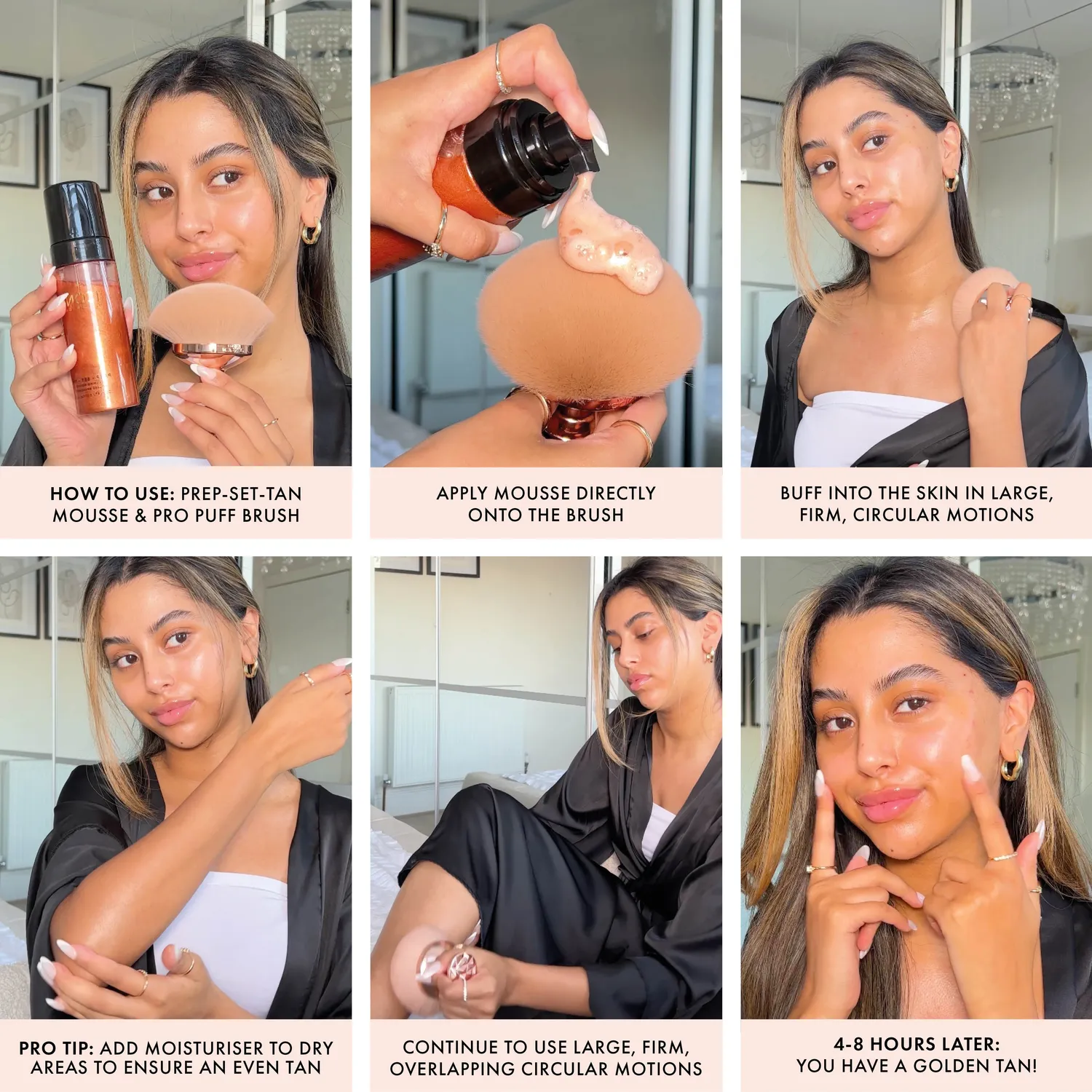 Iconic London Prep-Set-Tan mousse autoabbronzante Original corpo