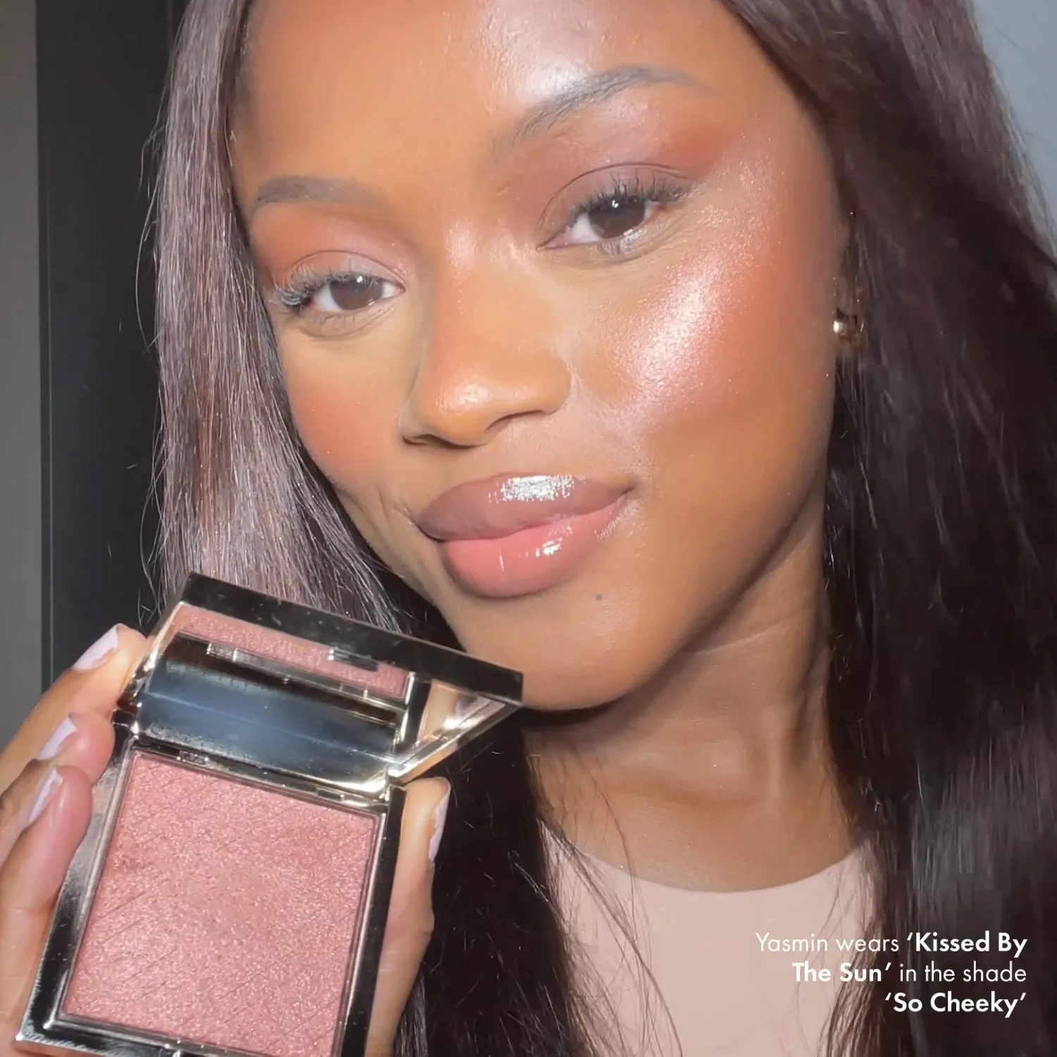 Iconic London Kissed By The Sun blush bronzer 3 in 1 glow