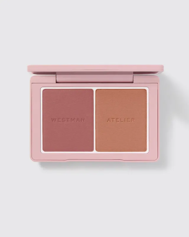Westman Atelier Baby Cheeks duo blush Suede Sable 4,8g luminoso