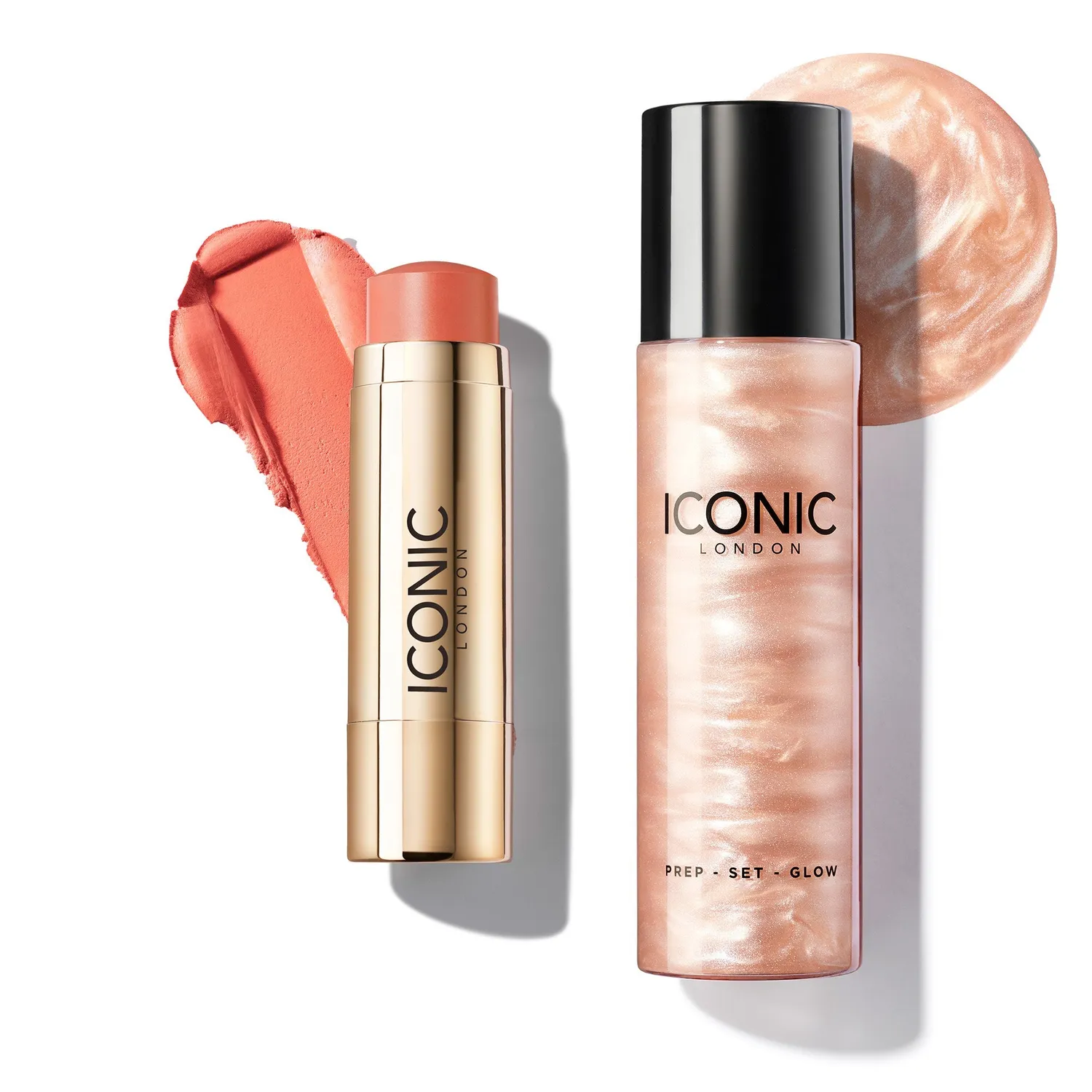 Iconic London Prep-Set-Glow + Blurring Blush Set Daiquiri Rose