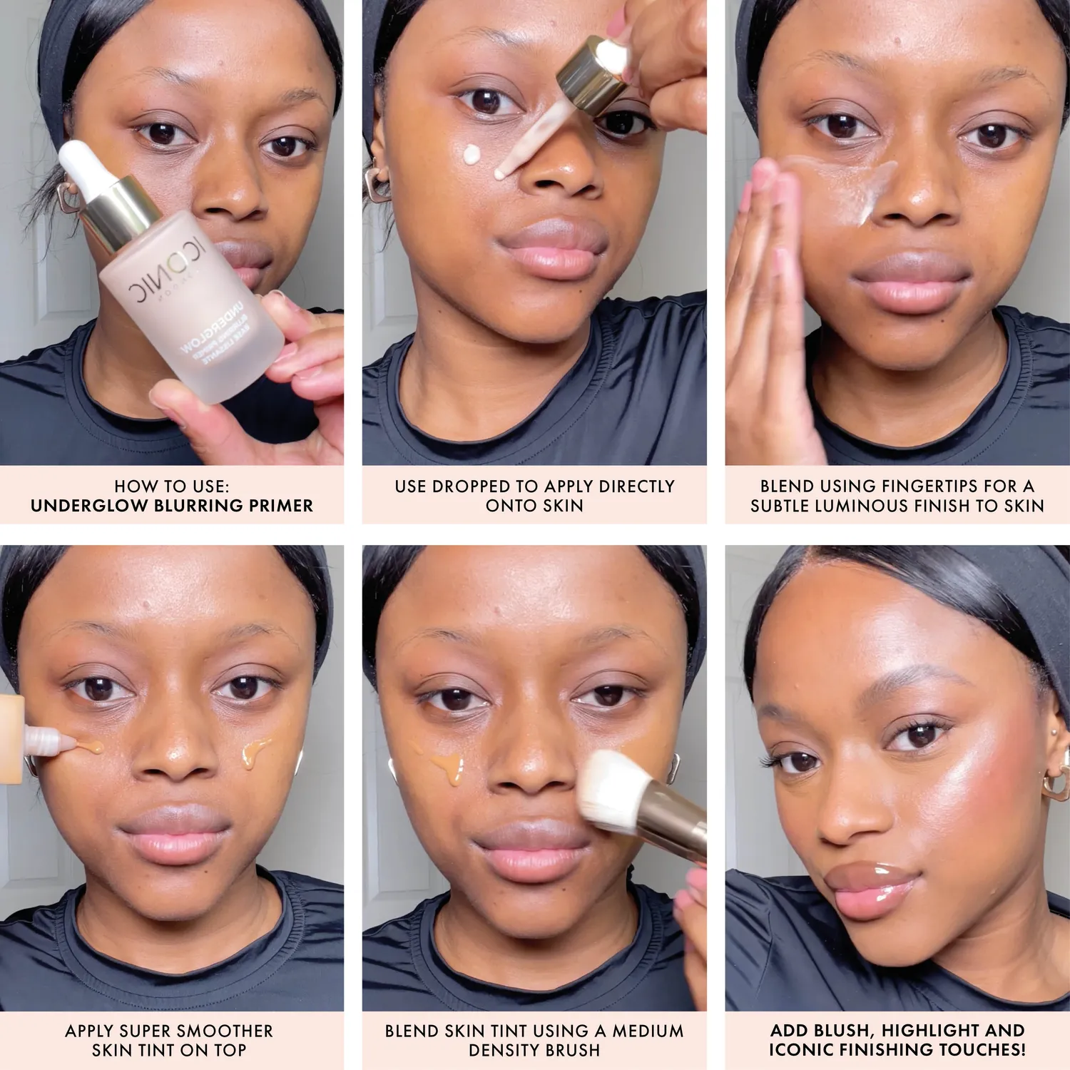 Iconic London Underglow Primer viso mini illuminante