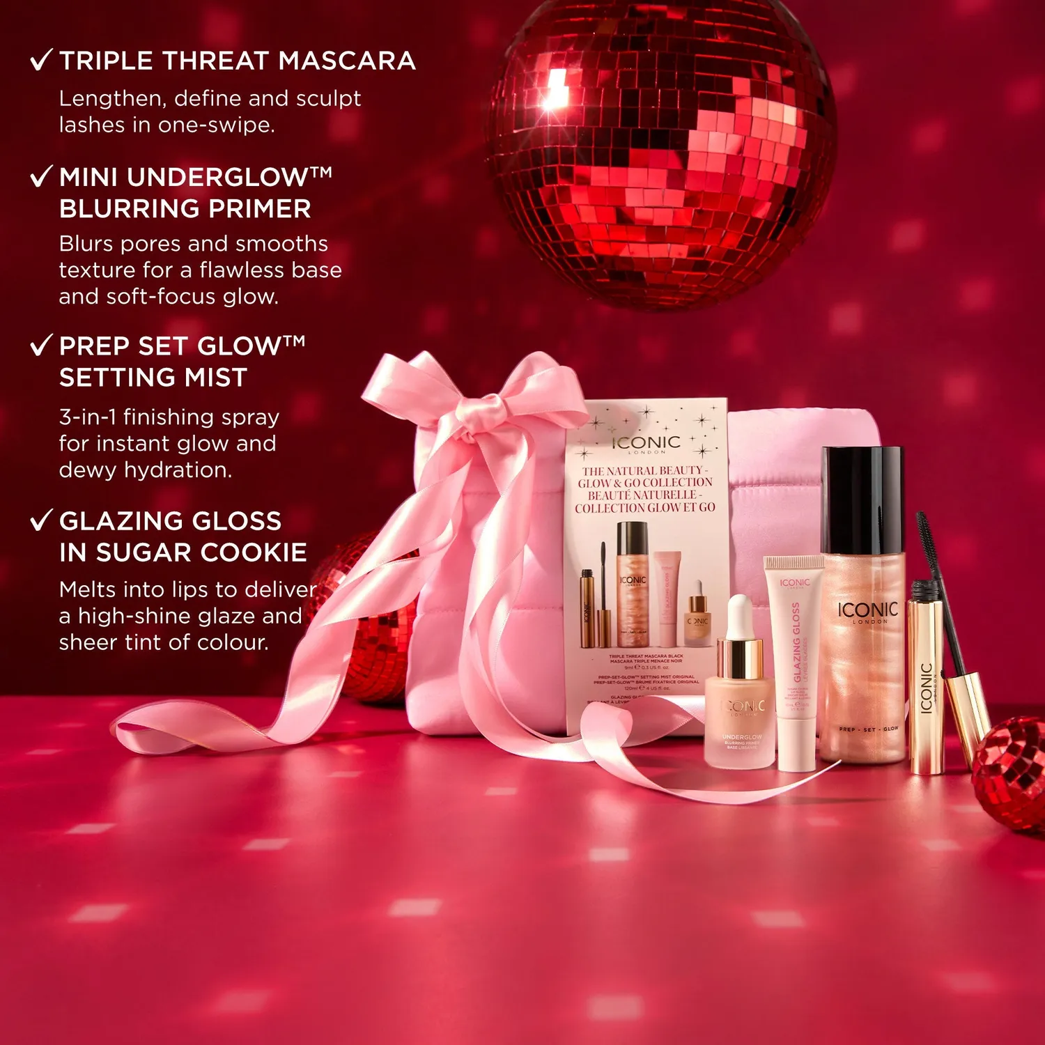Iconic London Glow & Go Collection set 4 pezzi naturale