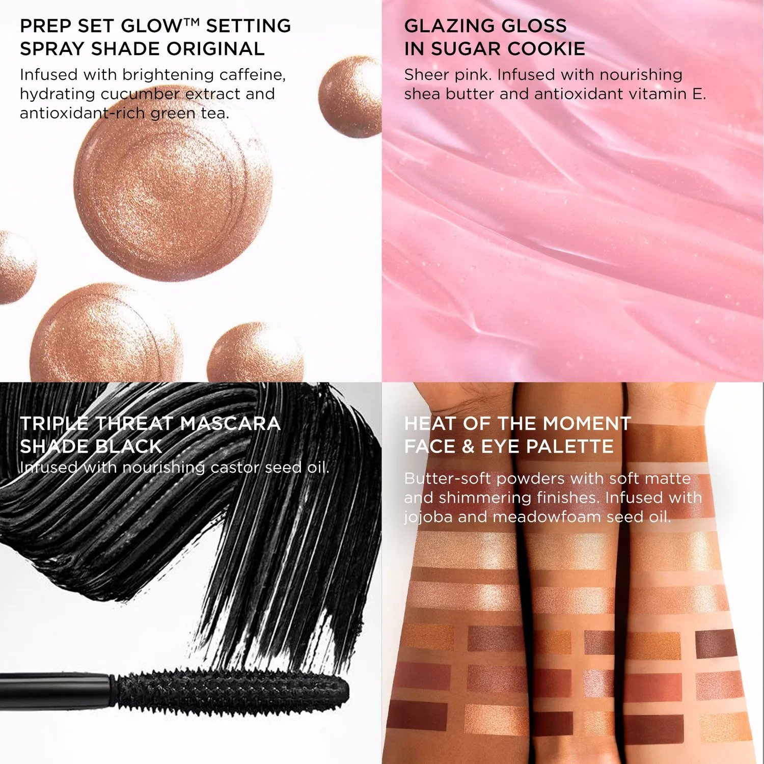 Iconic London Glaze Glow Glam set trucco 10 pezzi Original