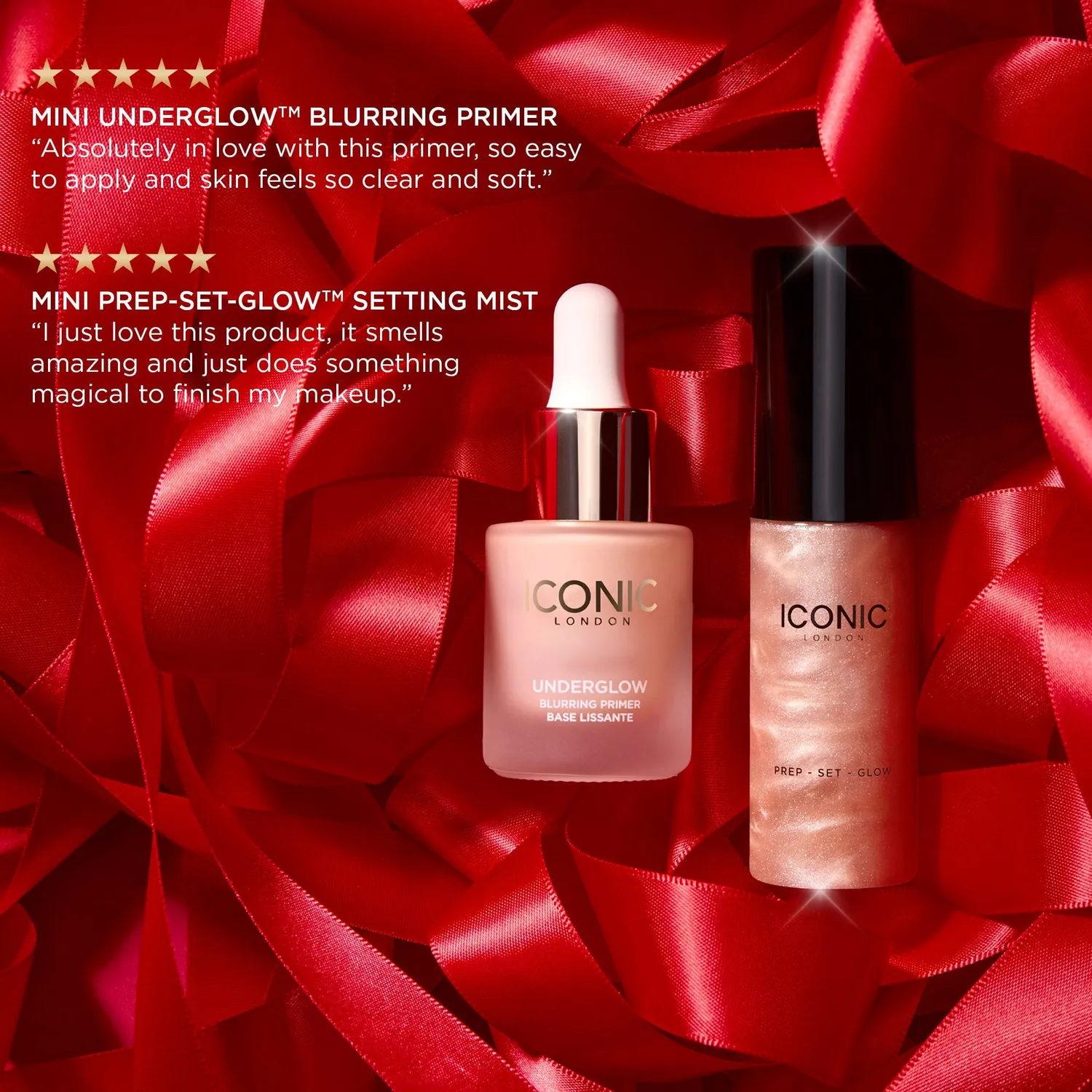 Iconic London Mini Glow Duo set viso mini formato illuminante