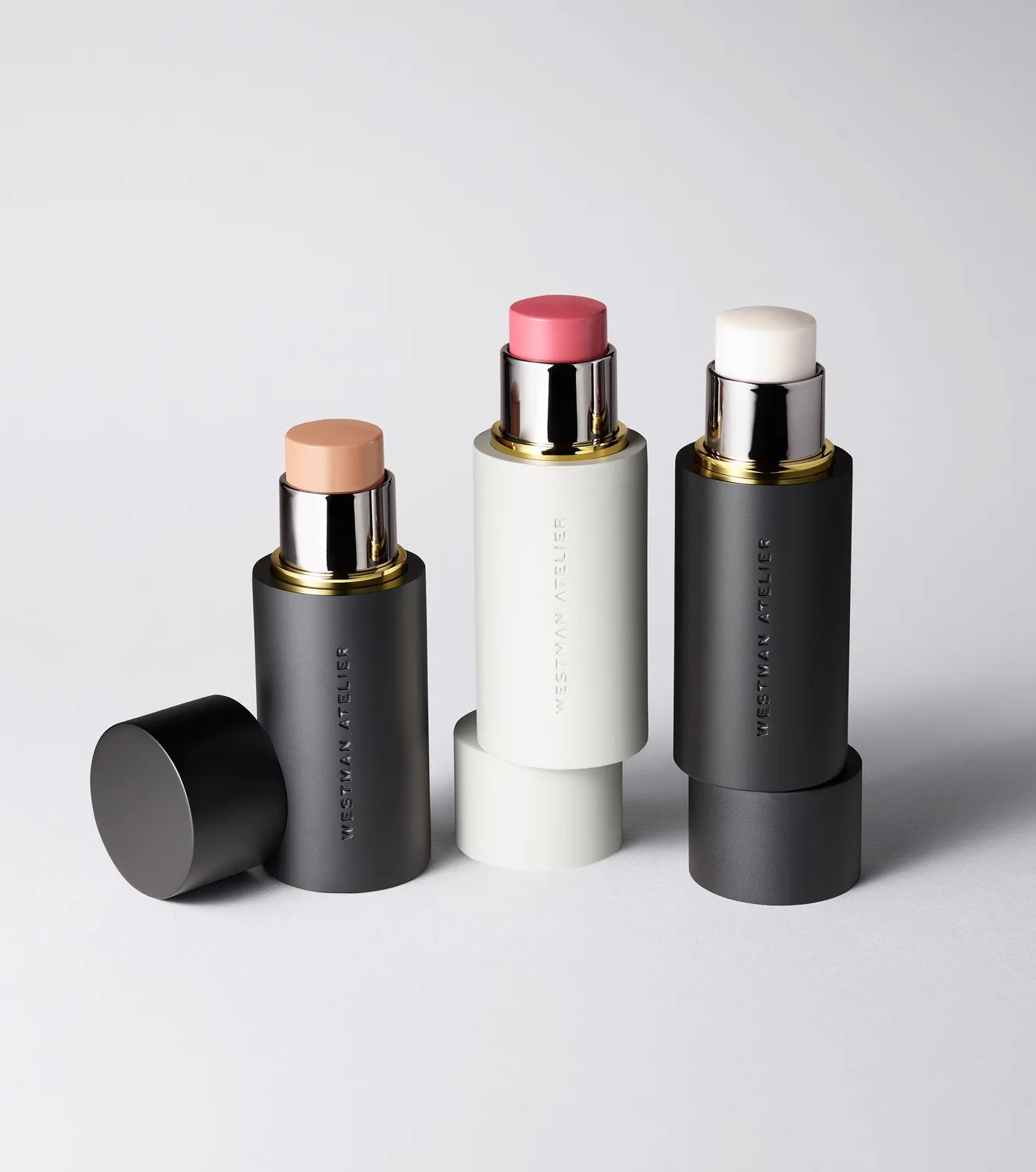 Westman Atelier The Clean Glow Trio set viso stick luminoso