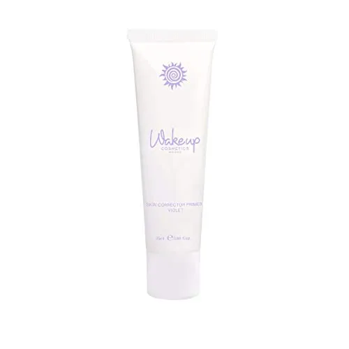 Wakeup Cosmetics Skin Corrector primer viso viola 25 ml luminoso